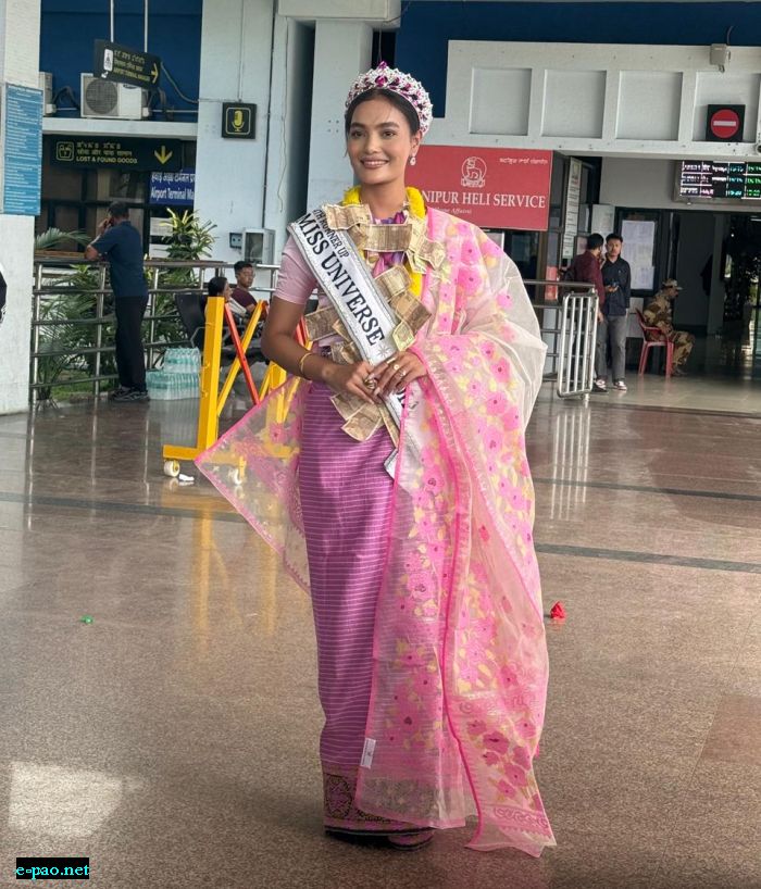 Sarangthem Nirupama - Reception at Bir Tikendrajit International Airport, Imphal :: 30th August 2025