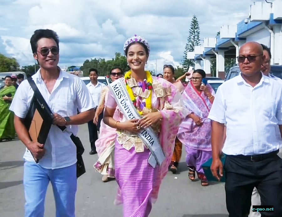 Sarangthem Nirupama - Reception at Bir Tikendrajit International Airport, Imphal :: 30th August 2025