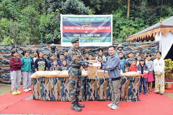 Assam Rifles continues to extend aid