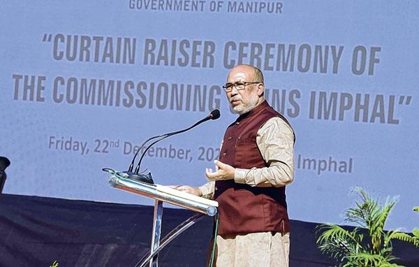 Learn to be grateful, Chief Minister advises people of Manipur