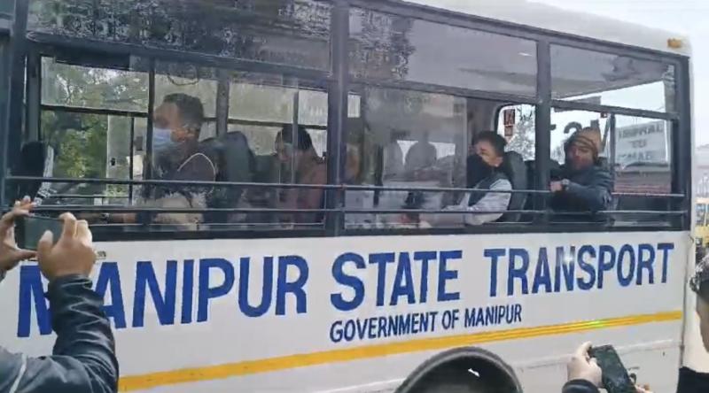Manipur State Transport resumes Inter-District Bus Services amid ethnic turmoil