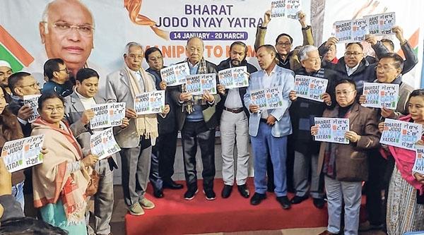 AICC launches stickers for Imphal-Mumbai yatra