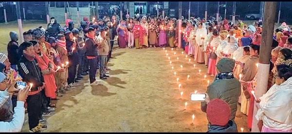 Candlelight vigil observed in honour of Meitei martyrs