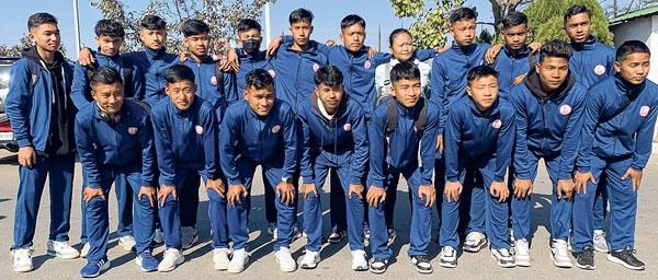State U-14 boys, girls football teams leave Imphal for NSG