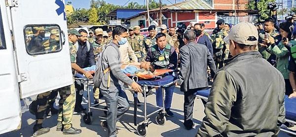 Kuki militants attack SFs for 4th consecutive day, 8 hurt