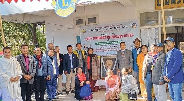 Lions Club of Imphal celebrates 145th birth anniversary of Melvin Jones