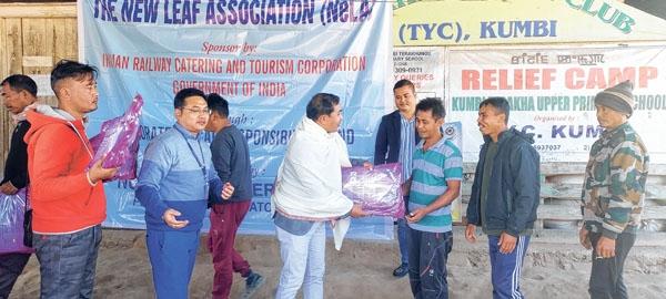 Chemically treated mosquito nets distributed