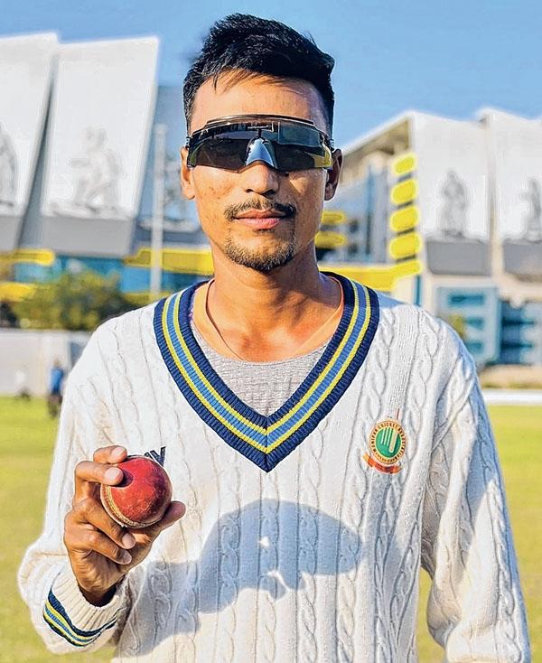 Bishworjit Konthoujam achieves record 100-wicket milestone in First Class cricket