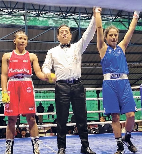 1st Governor's Cup Boxing Championship : A Mangal squeezes into junior boys 75 kg final