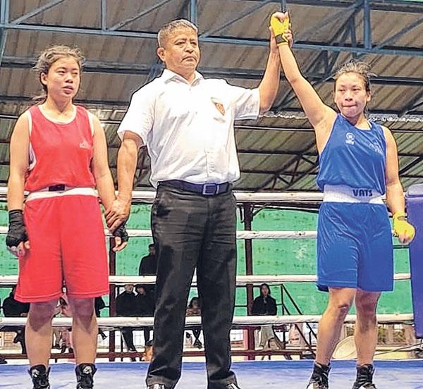 1st Governor's Cup Boxing Championships : P Jackson vs H Irabot in Elite Men's 54 kg title clash