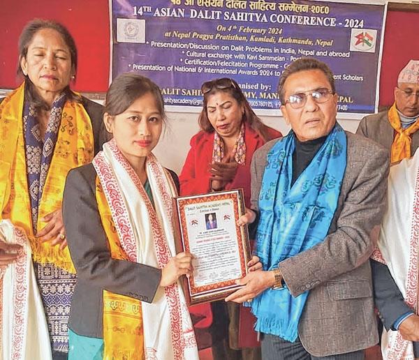 Twelve from State honoured at 14th Asian Dalit Sahitya Conference 2024