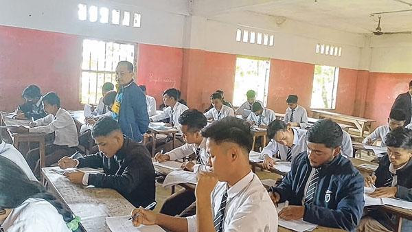 HSSLC exam begins on a peaceful note in Jiribam district