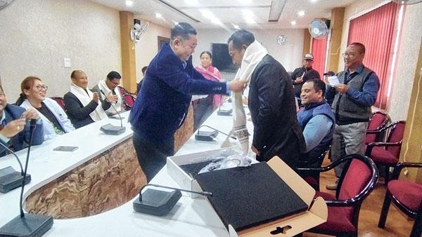 Medical equipment handed over to District Hospital Thoubal