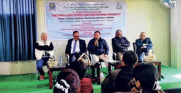 Panel discussion on 'Legitimate street protest and Constitutional immorality' conducted