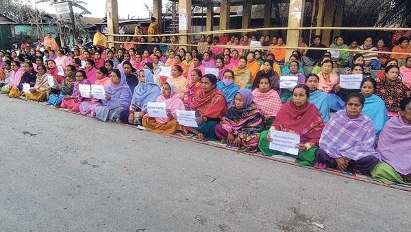 Wide scale protests held against actions on village volunteers