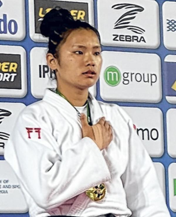  Ngangbam  Dipapati strikes gold at Cadet European Cup Judo 2024