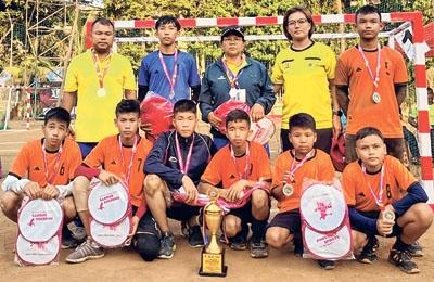 Manipur boys finish runners up at 17th Mini National Handball C'ships