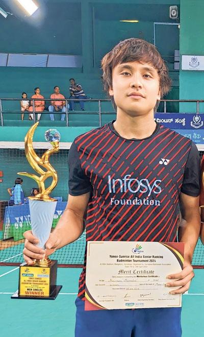  Meiraba wins All India Senior Ranking tournament men's title 