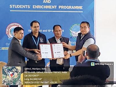 Ukhrul college inks MoU