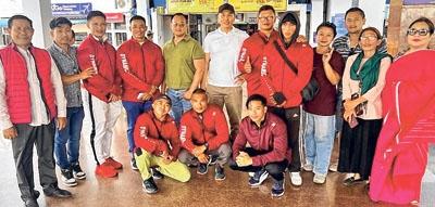 State bodybuilders head to Goa for 13th Federation Cup