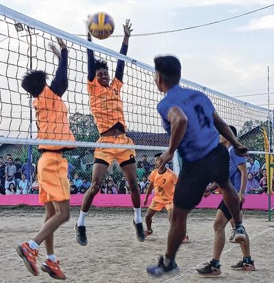 State Level Inter Village Volleyball tournament begins