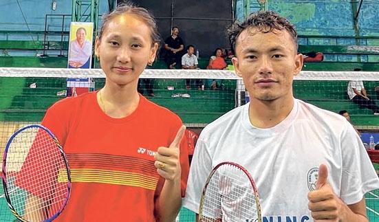 68th State Open Badminton Championship : Bidyasagar Salam, Ksh Maheshwari clinch men, women's singles title