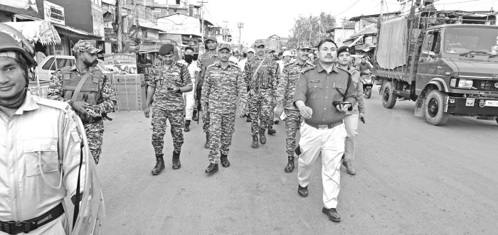SFs conduct flag march, area domination