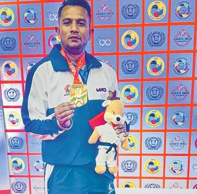 Basu Khare makes DGAR team proud, wins gold at Senior National Karate Championship