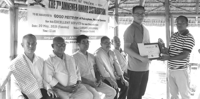 AMNEMEA award presented to Gogo Meitram