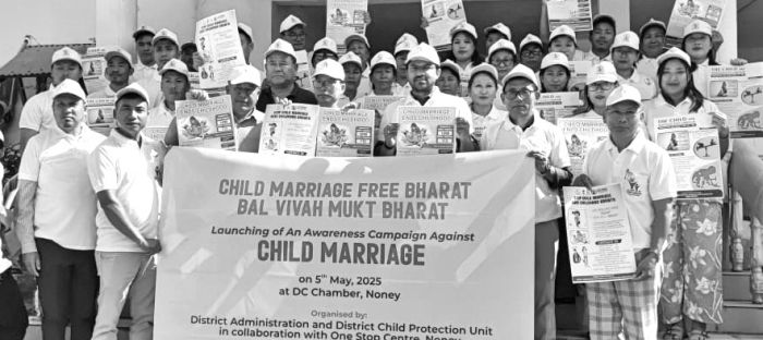 Campaign against child marriage launched in Noney, Thoubal