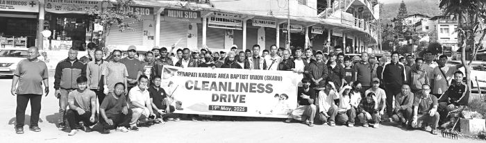 SKABU holds cleanliness drive in Senapati