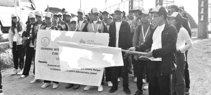 Students engage with Shirui Lily during education tour
