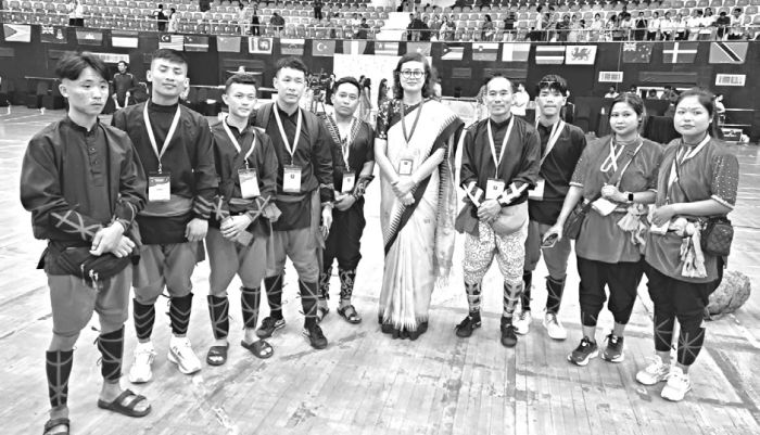 'Thang-Ta' showcased at Miss World Sports Day