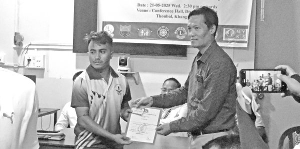 ID card, certificates distributed to blood donors
