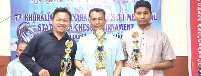 Sanjoy Khumukcham wins 7th KRSM open chess tourney title