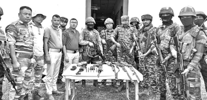 Arms recovered, UG cadres arrested