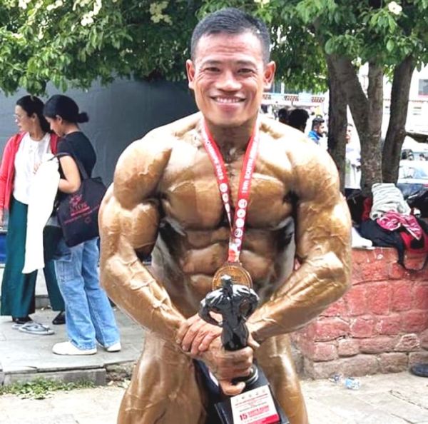 K Arnold earns bronze at 15th South Asian Bodybuilding C'ship