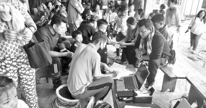 IEC camps on central schemes cover Kholmun, Machi villages