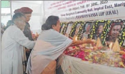 Rich tributes paid to Khamenlok martyrs