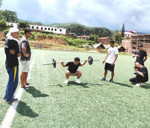 Ultimate Squat Challenge held in Senapati district to promote fitness