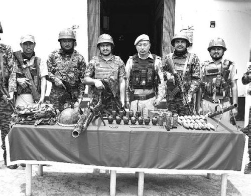 Huge cache of arms recovered as SFs continue operations