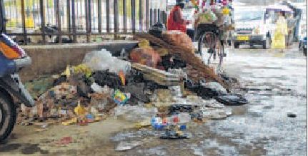 Spot under overbridge turned into dumping site