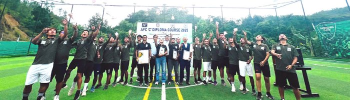 AFC C Diploma Coaching Course concludes in Chandel