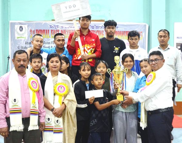 YDO emerge team champions of Imphal East Fencing C'ship