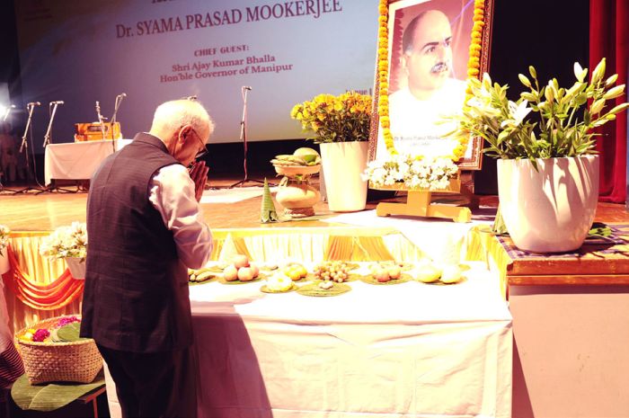 Governor treasures Dr Mookerjee's role in nation building