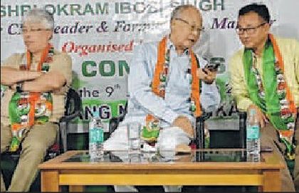 Ibobi goes hammer and tongs against BJP