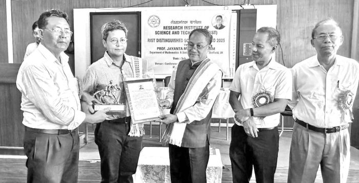 Prof Jayanta honoured with RIST award