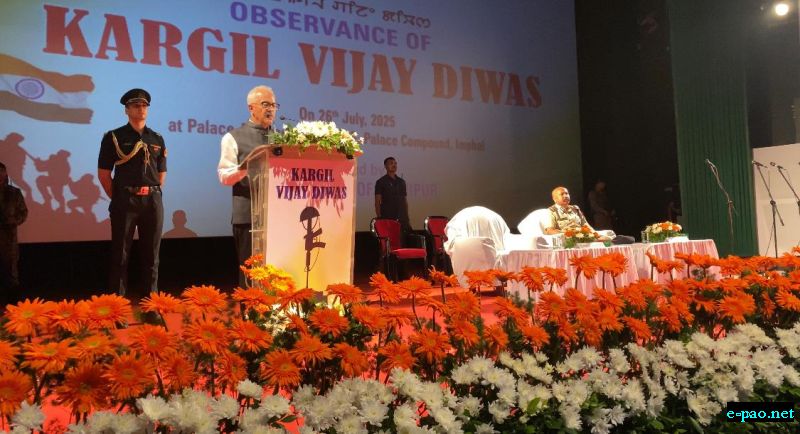 Manipur Pays Heartfelt Tribute on Kargil Vijay Diwas