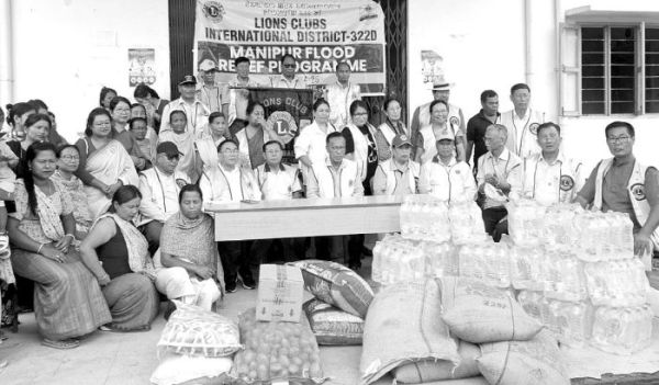 Lions Club distributes relief items