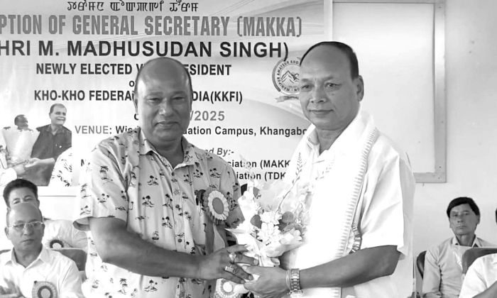 Kho Kho Federation of India VP M Madhusudon feted